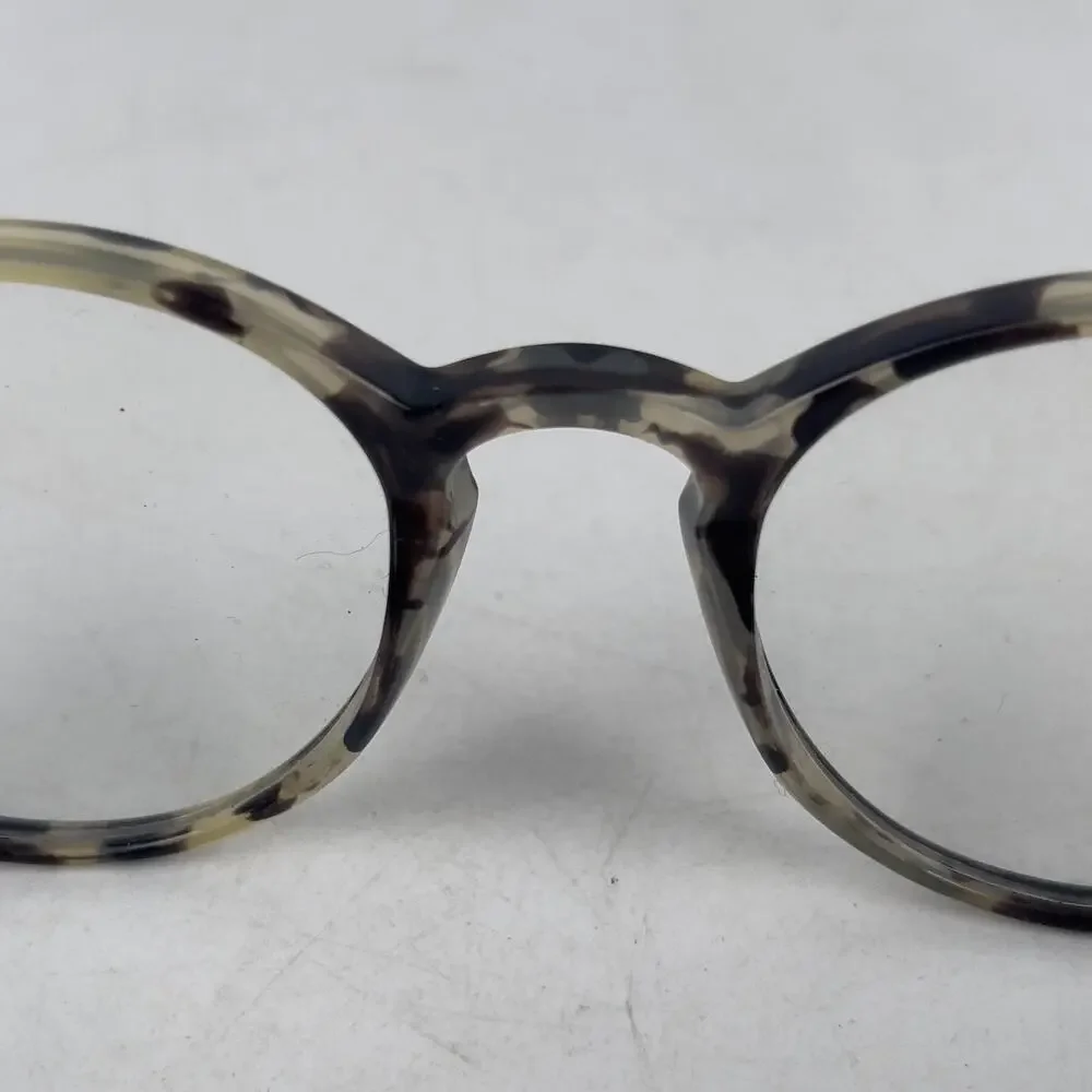 Tijn 761-T28 C6 Eyeglasses Frame Women‎ Black Tie Dye Plastic Oval 48-22-145